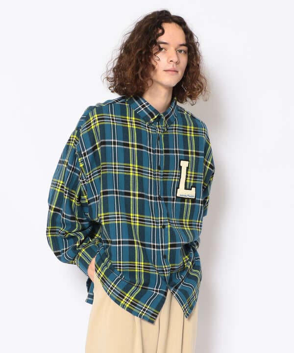 LUSOR（ルーソル）Wappen SHIRTS ワッペンチェックシャツ