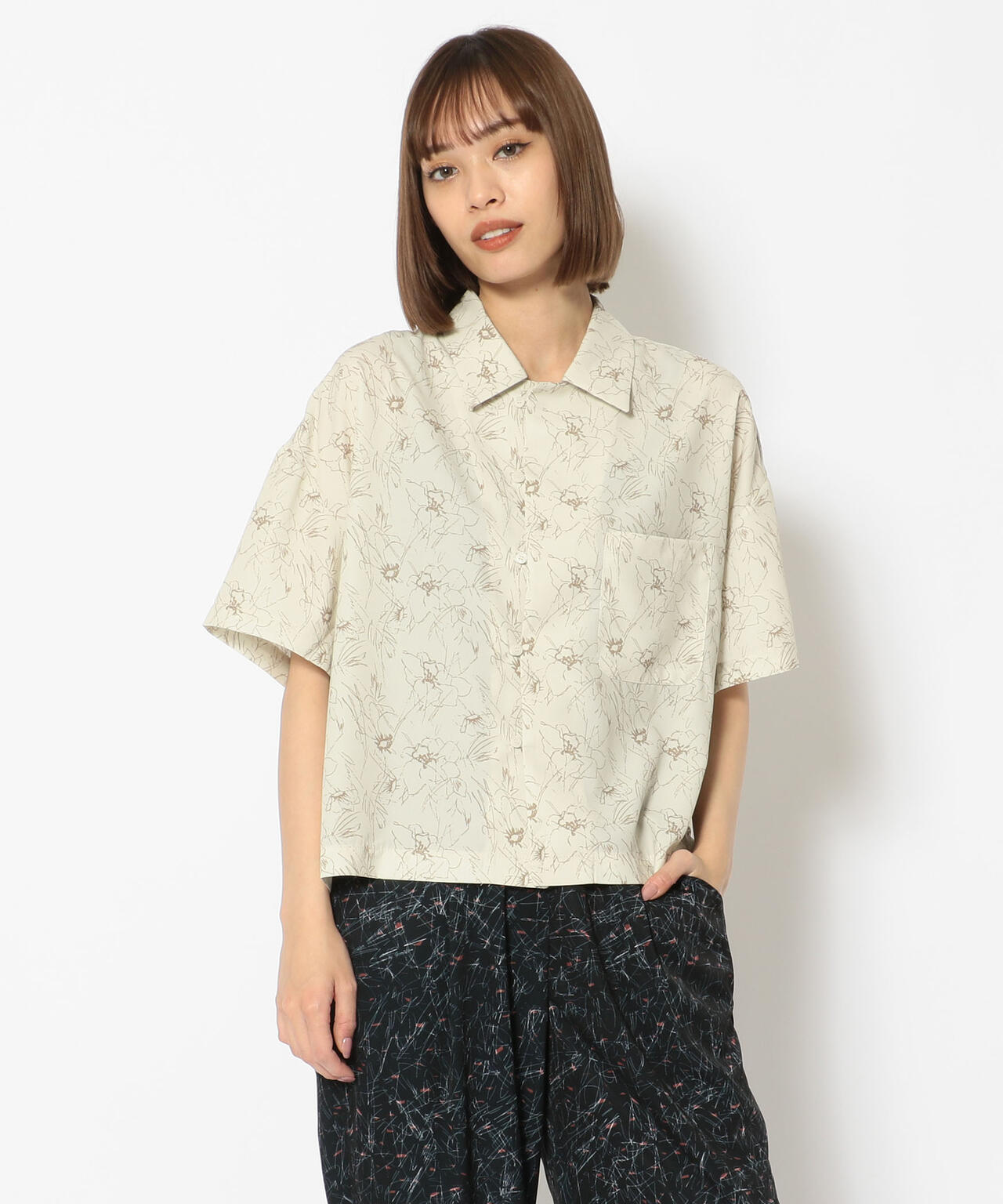 EACH（イーチ）FLOWER PRINT SHIRT/フラワープリントシャツ | B'2nd ( ビーセカンド ) | US ONLINE  STORE（US オンラインストア）