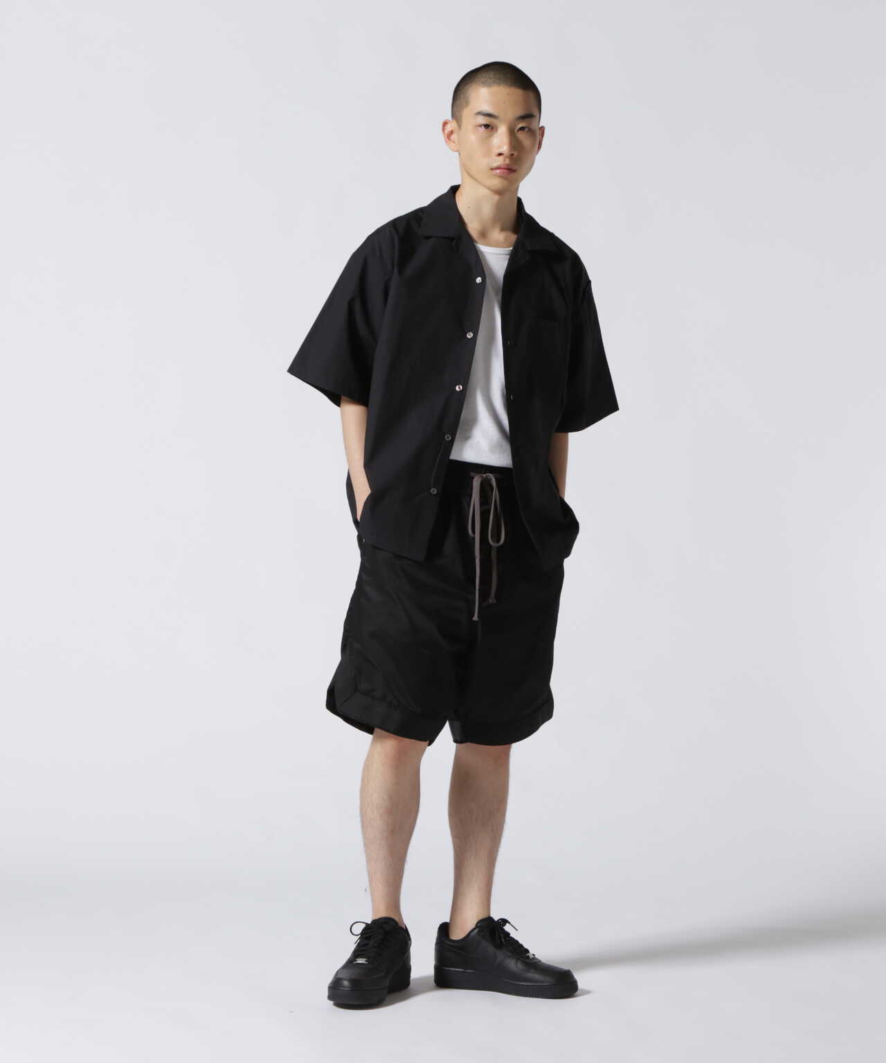 LUSOR（ルーソル）Open Coller S/S SH オープンカラーシャツ | B'2nd