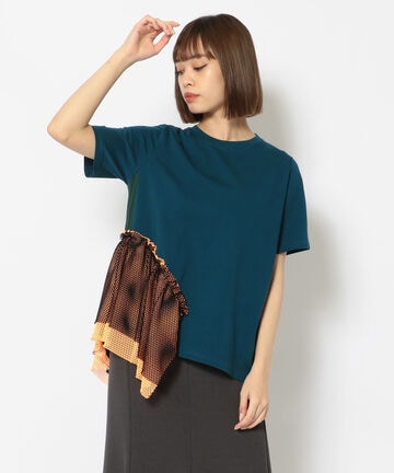 Risley(リズレー) 別注メッシュフリルTシャツ