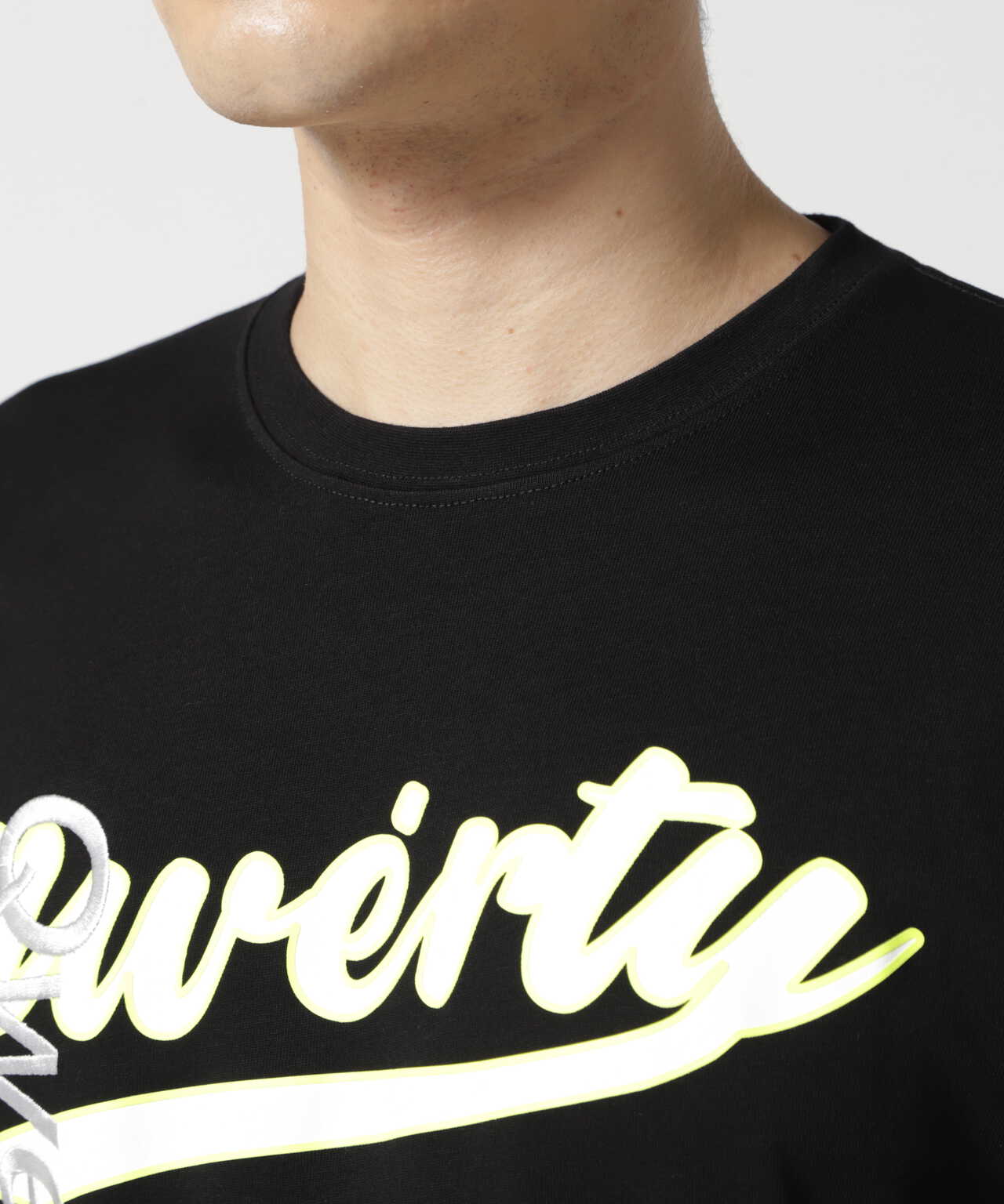 QWERTY (クワーティ)Embroidery Cross qwerty SS TEE