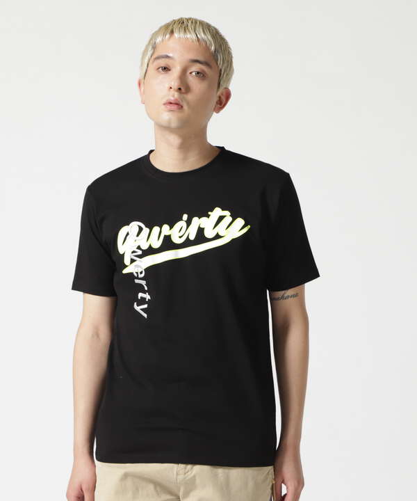 QWERTY (クワーティ)Embroidery Cross qwerty SS TEE