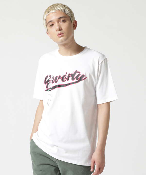 QWERTY (クワーティ)Embroidery Cross qwerty SS TEE