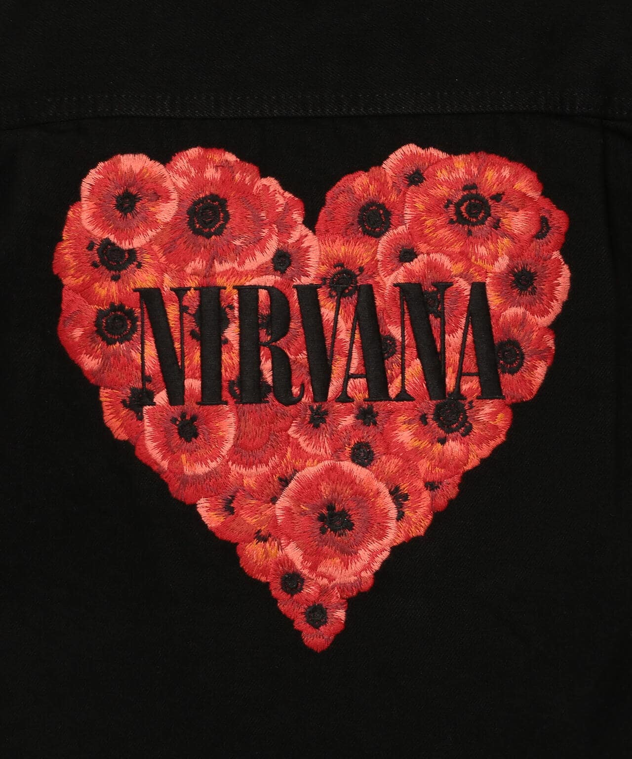 MINEDENIM（マインデニム）Nirvana “Heart of flowers” Embroidery TF 