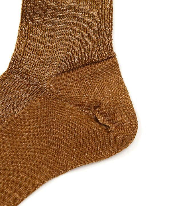 MARCOMONDE（マルコモンド）glitter ribbed socks