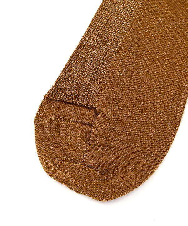 MARCOMONDE（マルコモンド）glitter ribbed socks