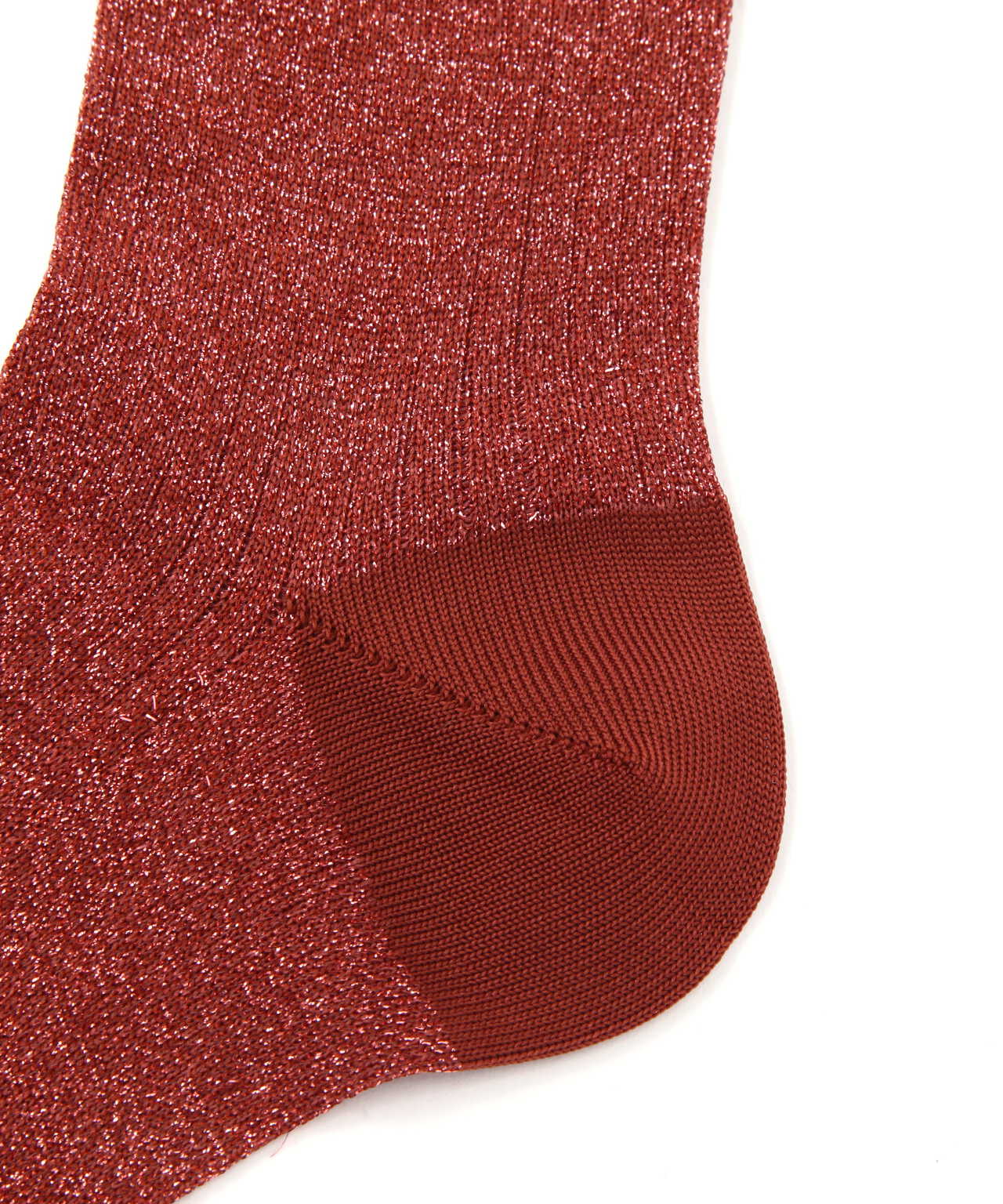 MARCOMONDE（マルコモンド）glitter wide rib socks/グリッター 