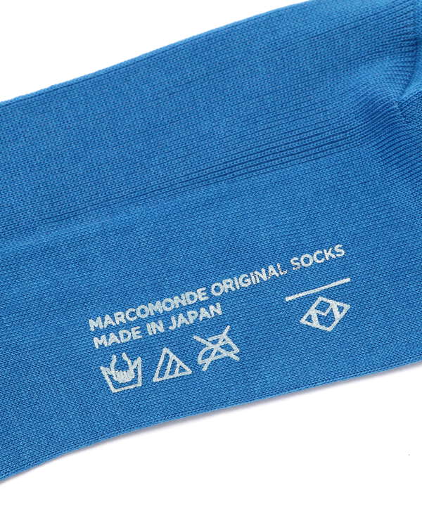  MARCOMONDE（マルコモンド）fine gauge cotton ribbed socks/ソックス