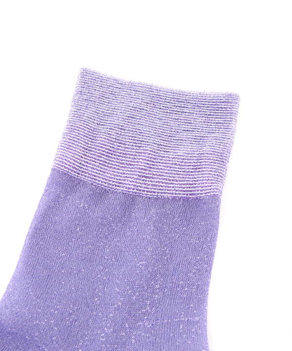 MARCOMONDE（マルコモンド）glitter sheer socks/グリッターシアソックス