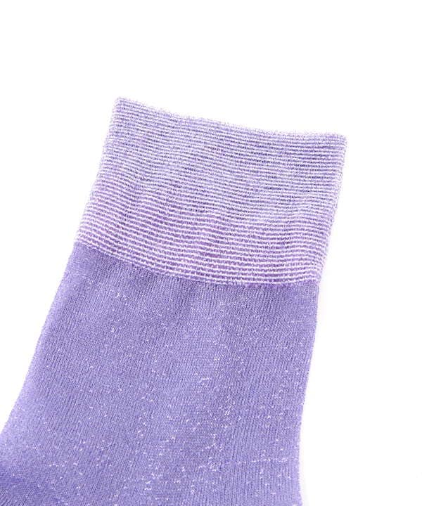 MARCOMONDE（マルコモンド）glitter sheer socks/グリッターシアソックス