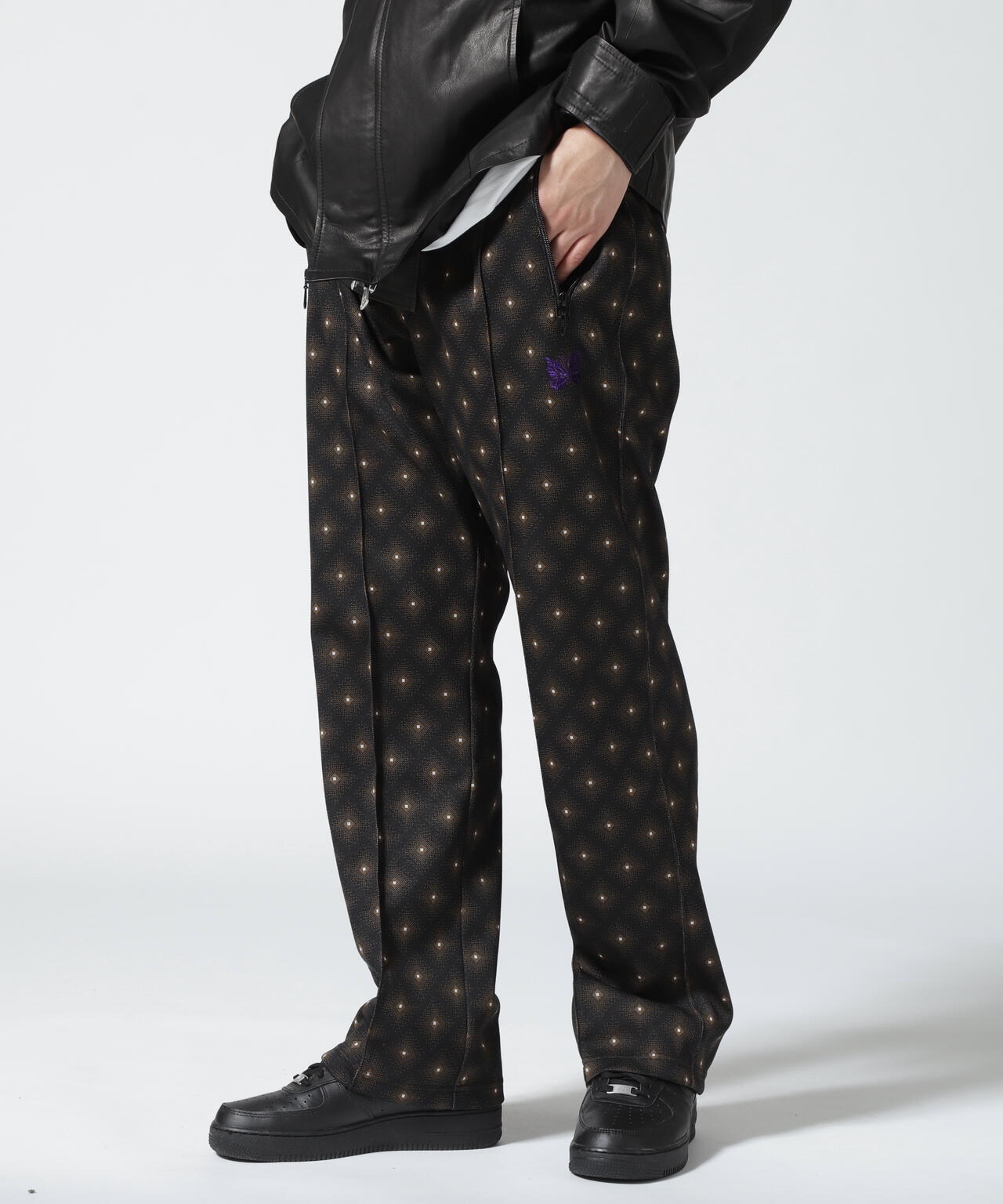 美品】NEEDLES Track Pant - Poly Jq. - パンツ