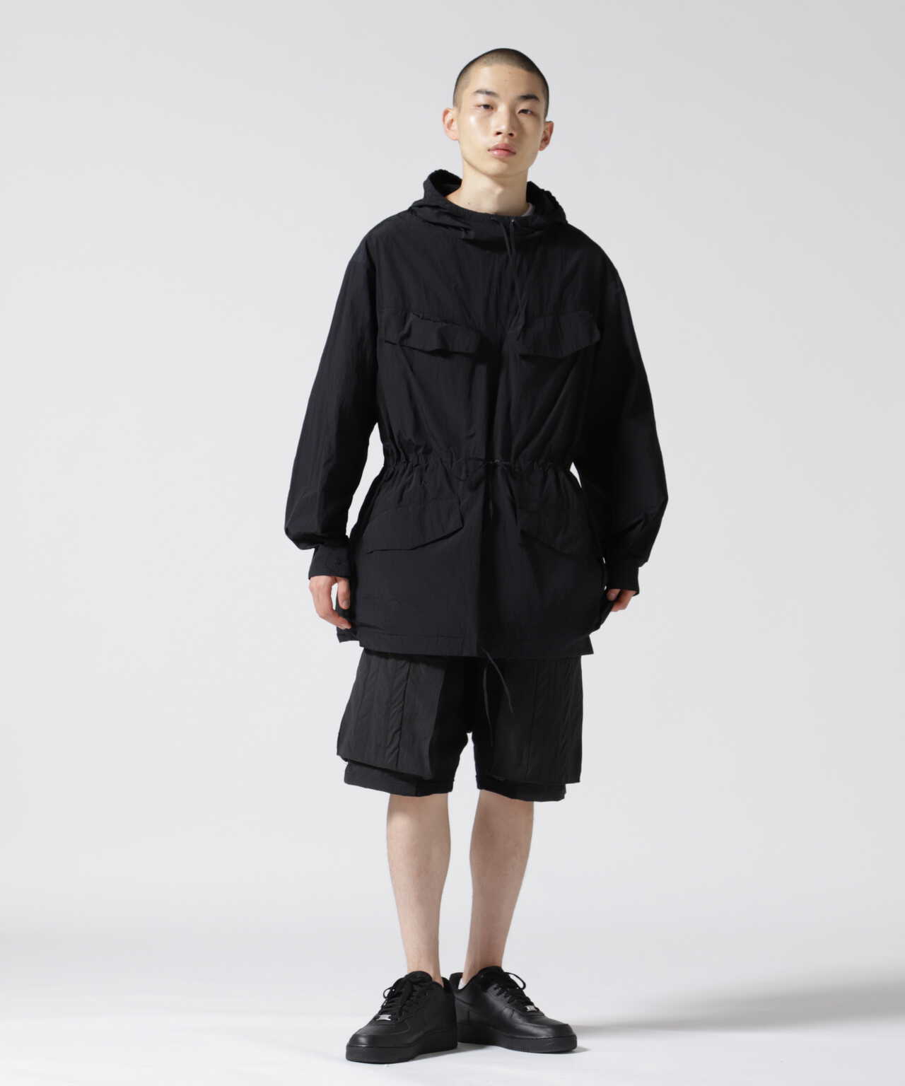 ATON (エイトン) HAND DYE NYLON | ANORAK PARKA