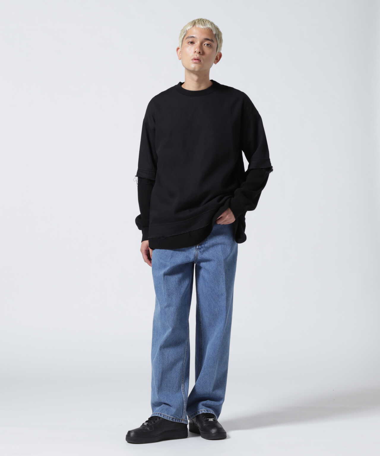 MINEDENIM（マインデニム）Thermal Layered L/S Denim T-SH | B'2nd