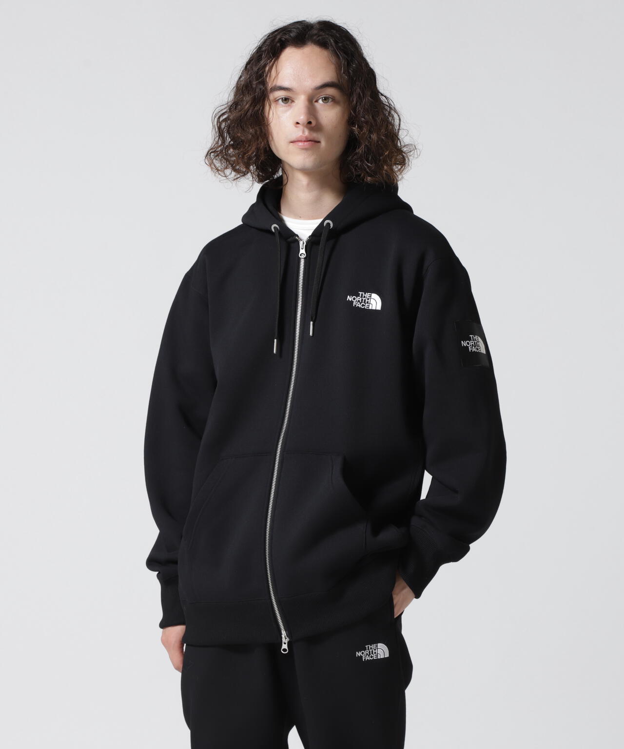 THE NORTH FACE(ザ・ノースフェイス) Square Logo Full Zip スクエア 