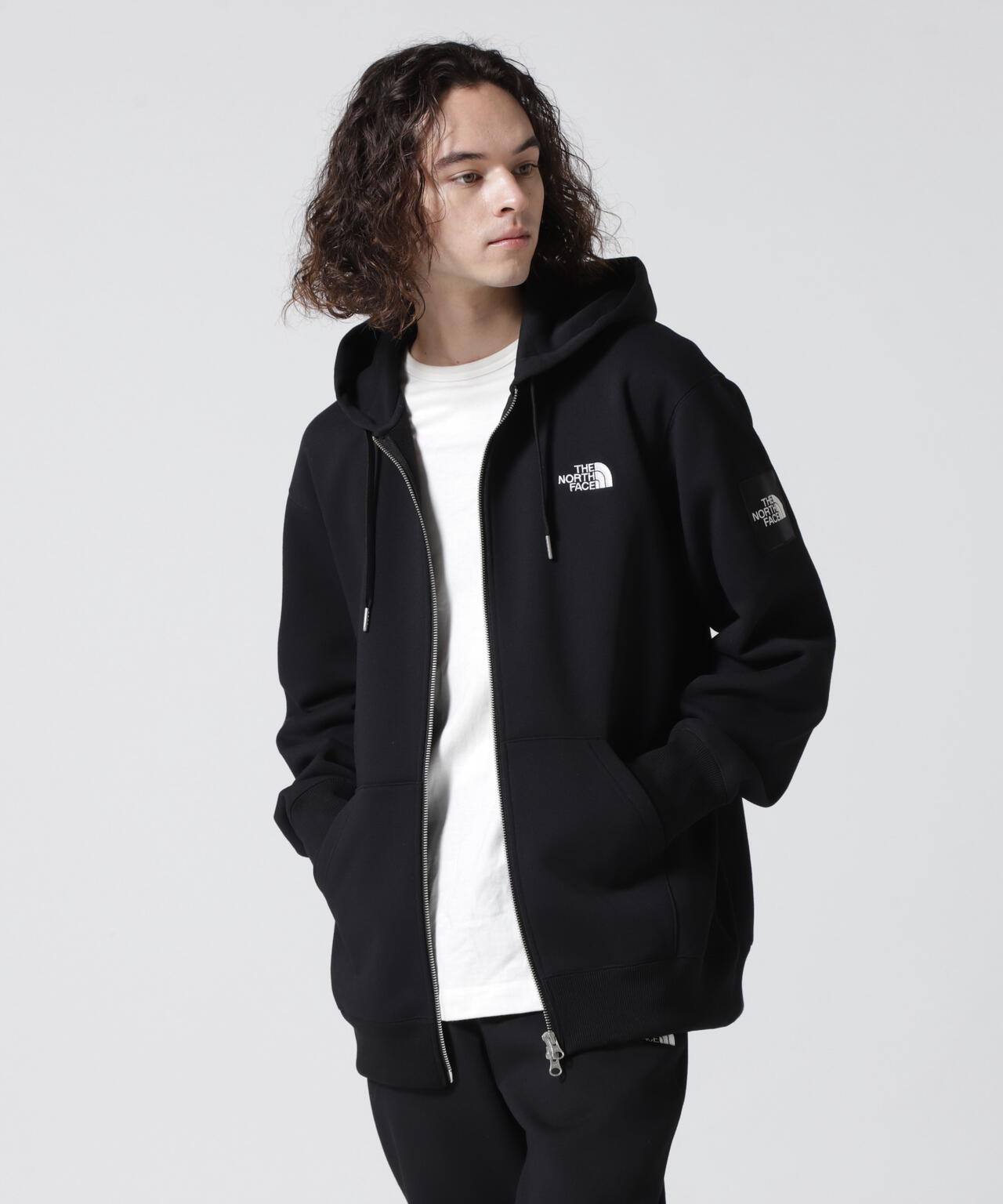 THE NORTH FACE(ザ・ノースフェイス) Square Logo Full Zip スクエア