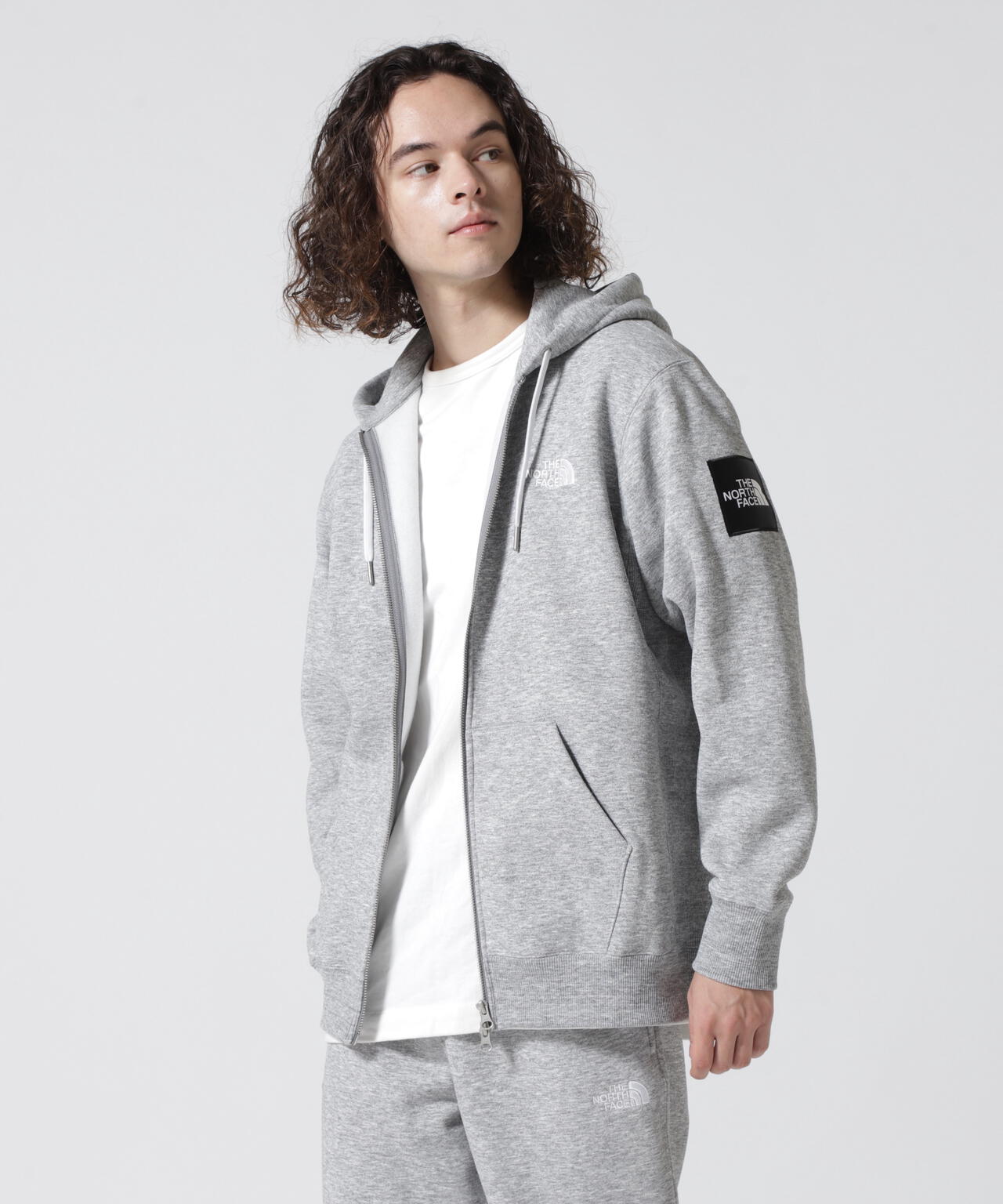 THE NORTH FACE(ザ・ノースフェイス) Square Logo Full Zip スクエア