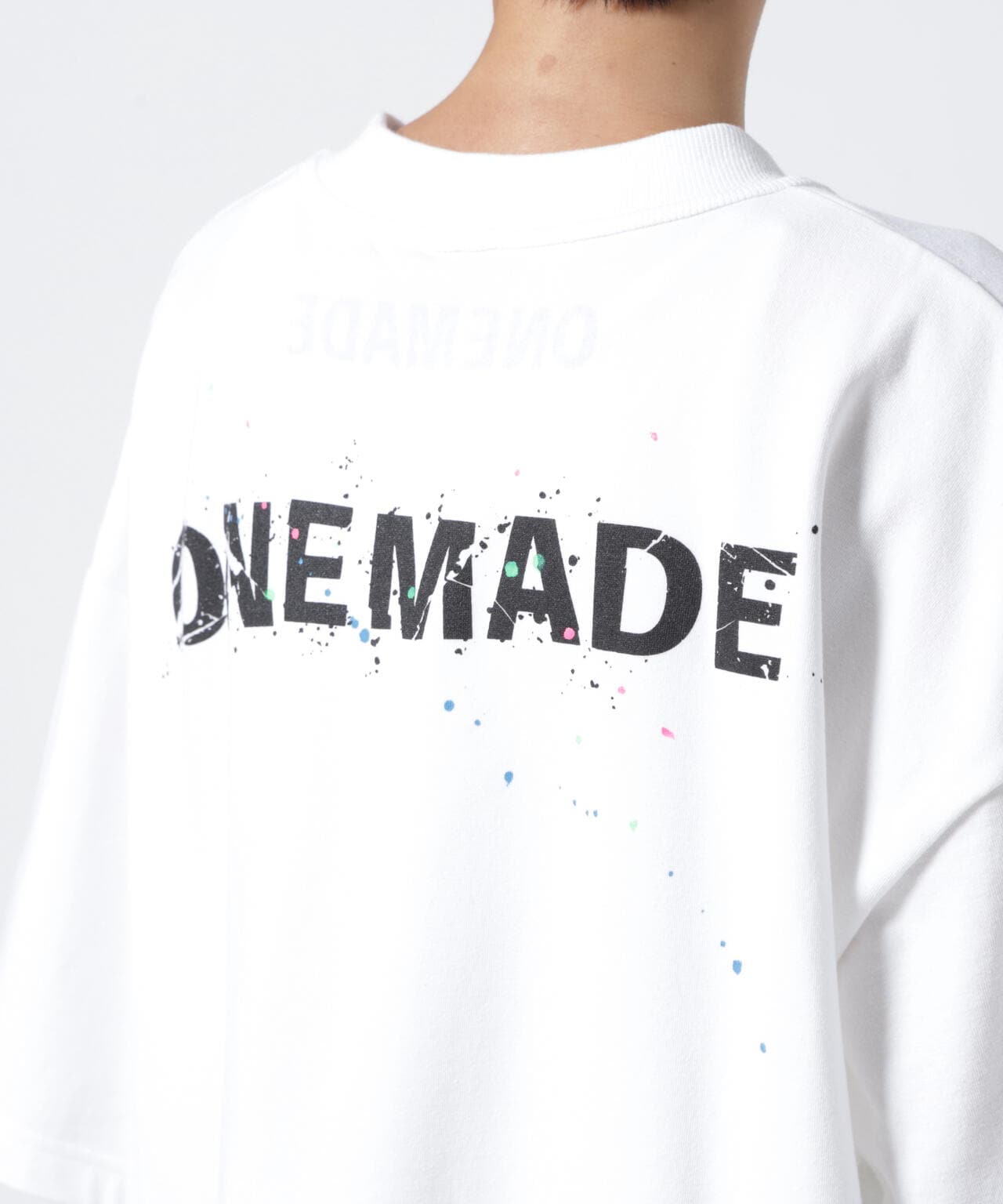 ONE MADE(ワンメイド) サガラシシュウメルトニコTシャツ/ホワイト