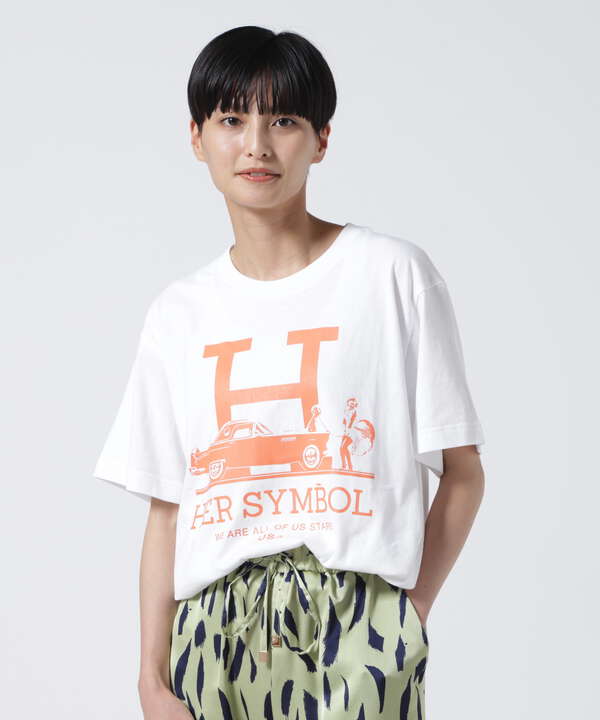 Kare/ME（カーミー）H MM Tシャツオレンジプリント（7852232020） | B