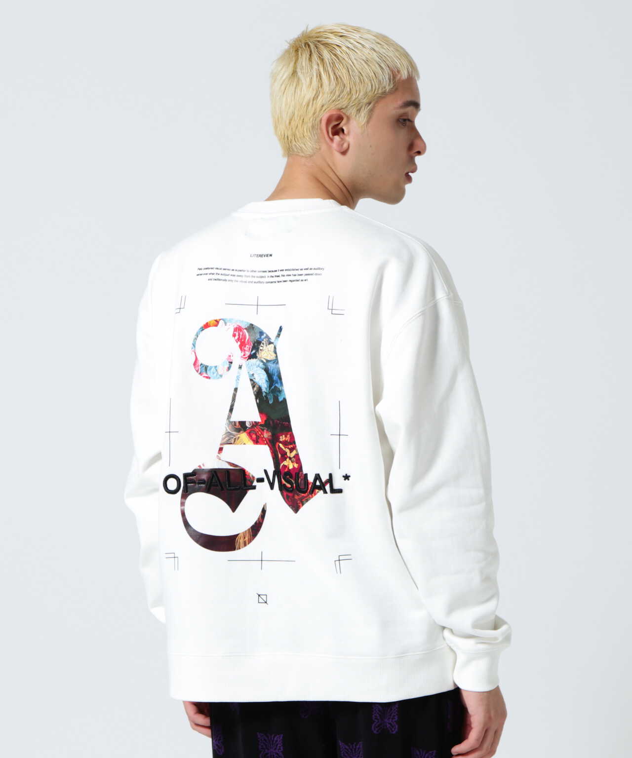 A4A(エーフォーエー)COLLAGE CREW NECK カレッジクルーネック 