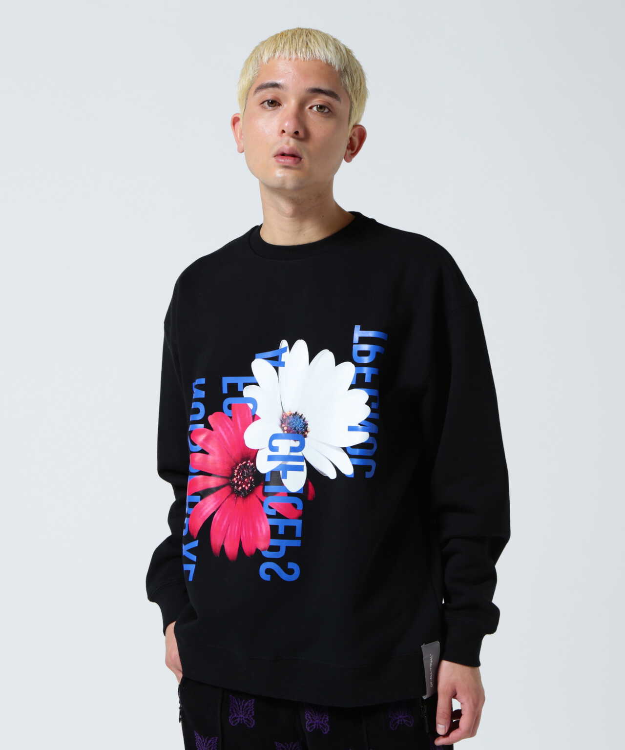 A4A(エーフォーエー)GERBARA CREW NECK SWEAT ガーベラクルーネックスウェット