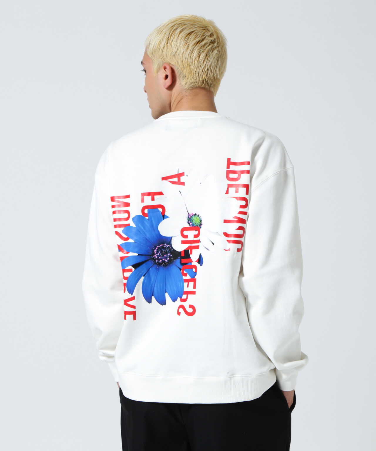 A4A(エーフォーエー)GERBARA CREW NECK SWEAT ガーベラクルーネック