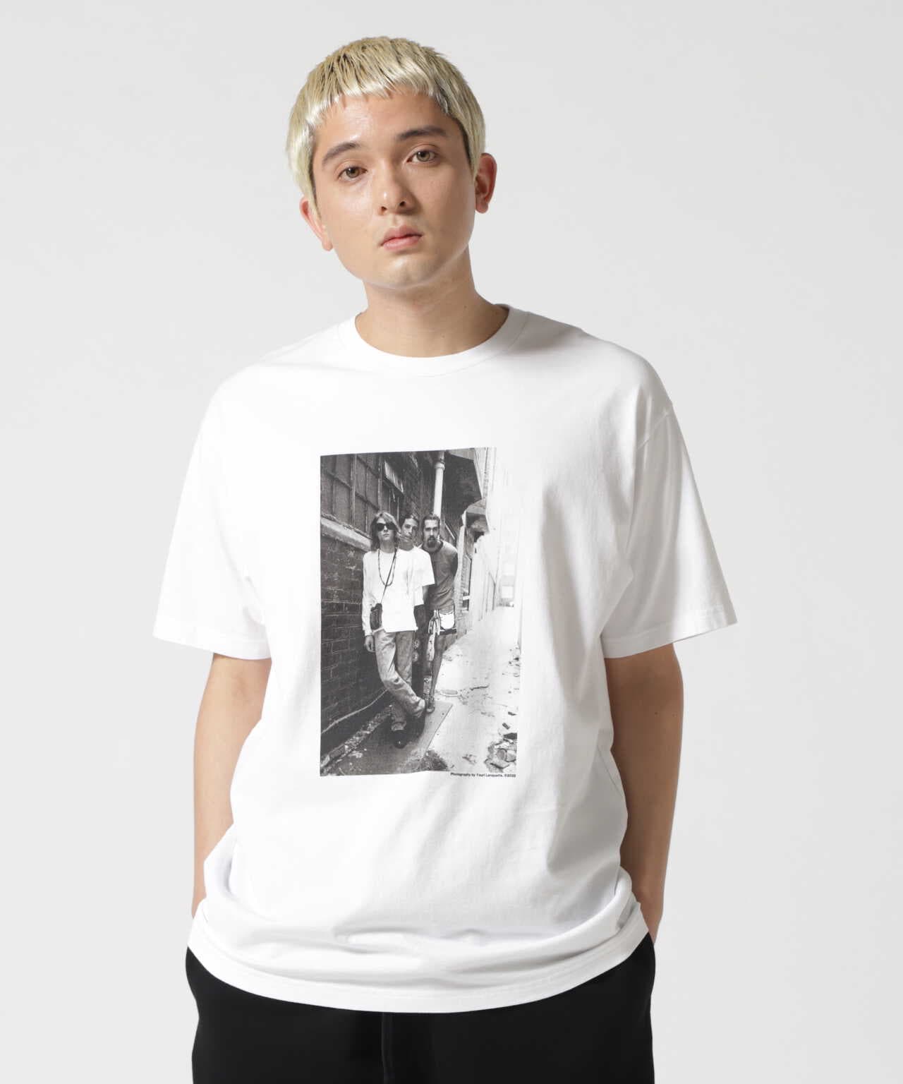 Nirvana プリント半袖Tシャツ オフホワイト サイズS