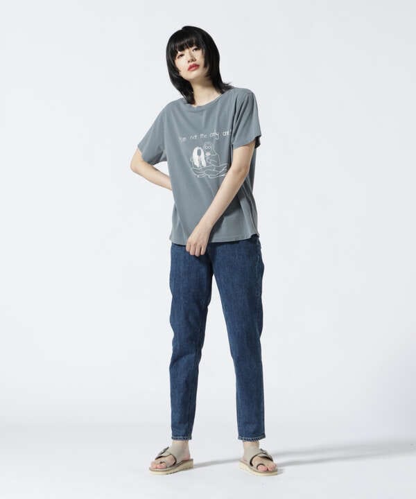 REMI RELIEF(レミレリーフ)　別注WOMEN'S加工Tシャツ　I'm not the only one