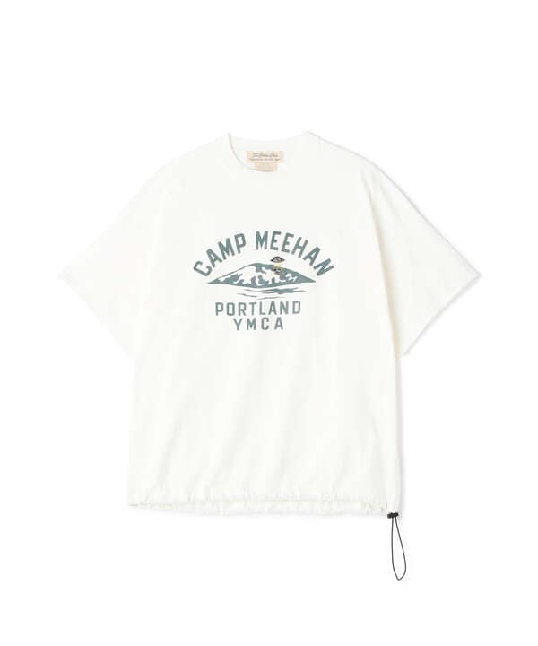 REMI RELIEF(レミレリーフ) 別注刺繍TEE 16/-天竺 (CAMP MEEHAN)