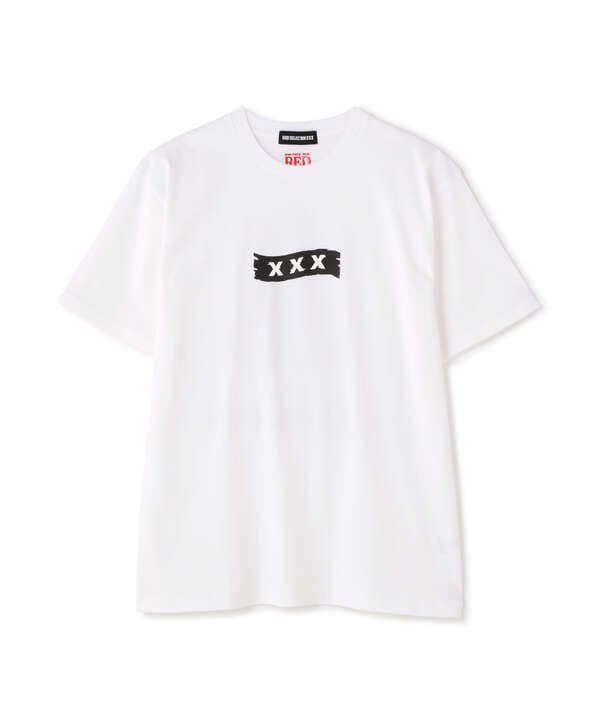 Tシャツ/カットソー(半袖/袖なし)BAPE × GOD SELECTION XXX BOX TEE 黒 Lサイズ