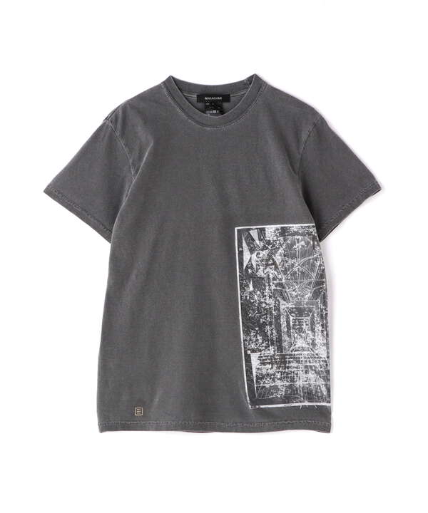 NAKAGAMI(ナカガミ) サイドグラフィックプリントTシャツ