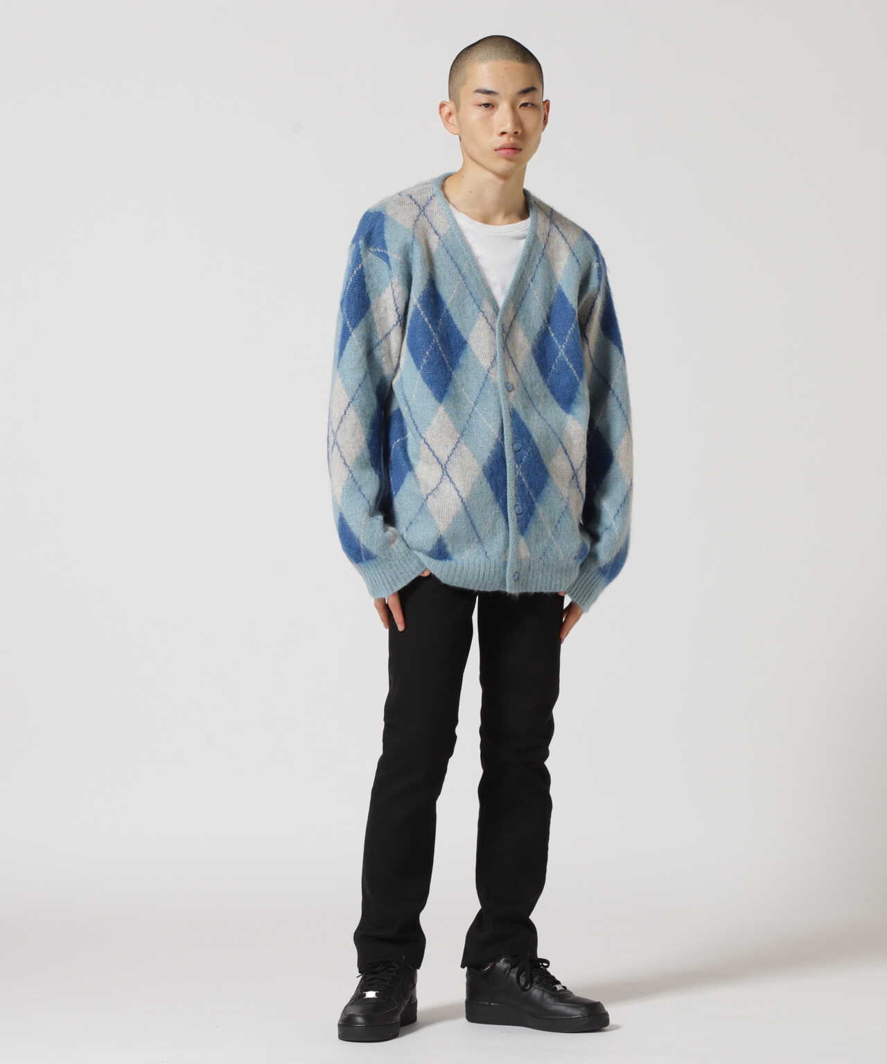 Needles(ニードルズ) Mohair Cardigan Argyle | B'2nd ( ビーセカンド 