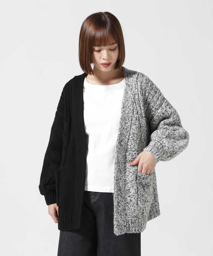 TORRAZZODONNA(トラッゾドンナ) Bicolor Mode Tops/バイカラーニット