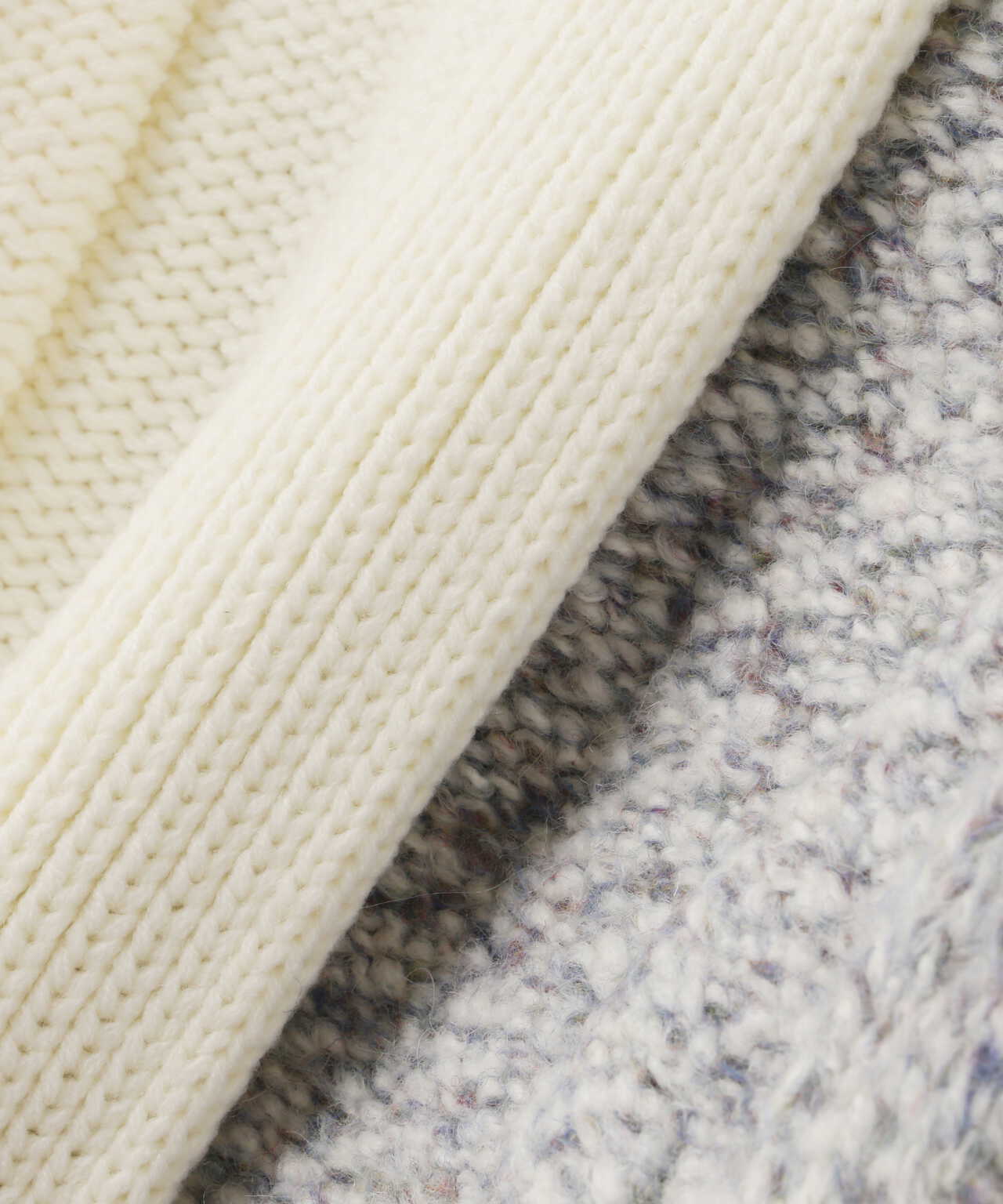 TORRAZZODONNA(トラッゾドンナ) Bicolor Mode Tops/バイカラーニット
