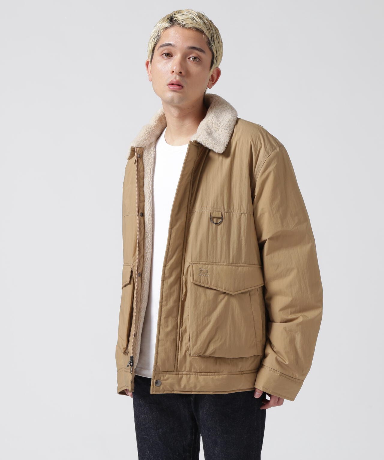 ウールリッチ WOOLRICH ダウンジャケット ヴィンーテージ M ベージュ ...