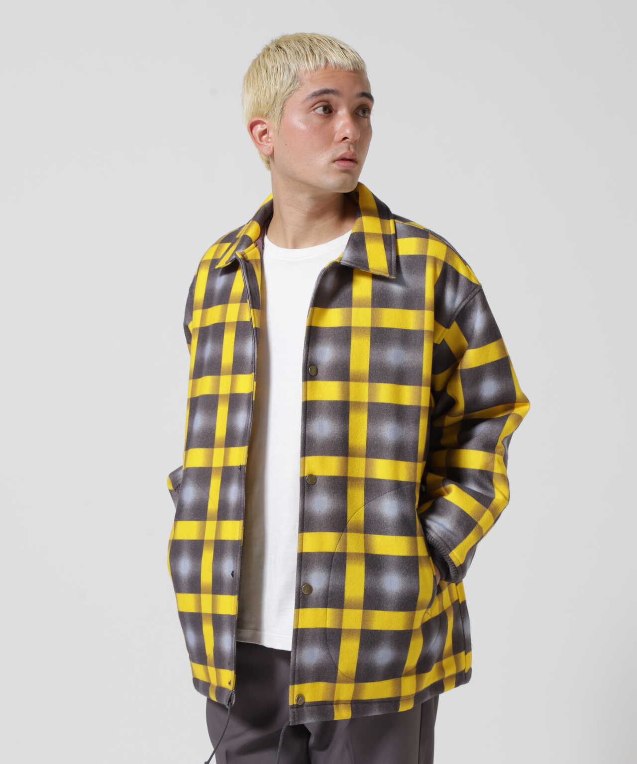 【美品】  Needles / ニードルス | 2020SS T/C Fatigue Shirt/Pant Coach Jacket 再構築 パッチ ワーク コーチ ジャケット | M | カーキ | メンズ