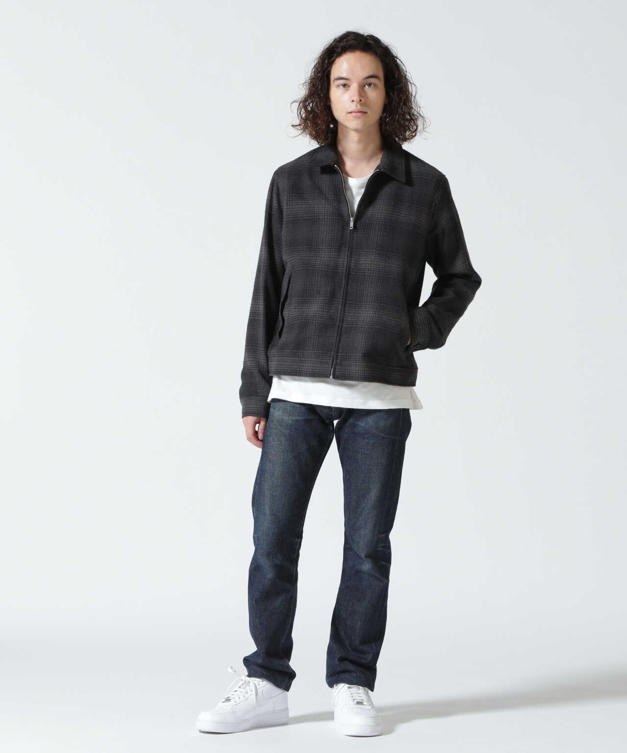 MINEDENIM（マインデニム）Grandrelle V.Check Flannel Over SH