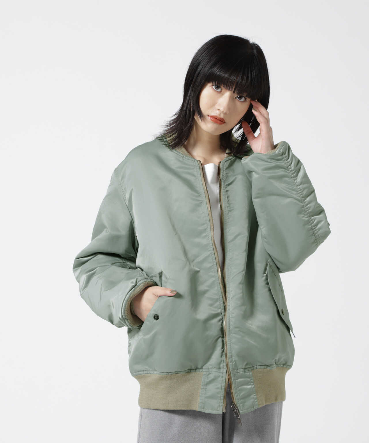 STAMMBAUM（シュタンバウム） US AF L2B JAKET/ブルゾン/リバーシブル ...