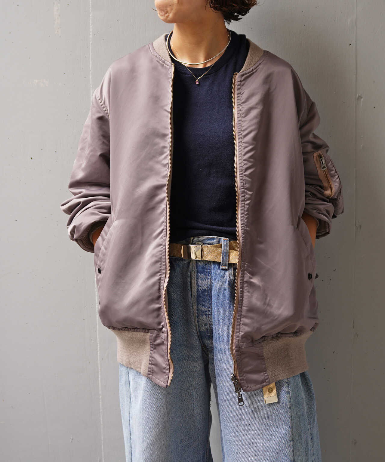 STAMMBAUM（シュタンバウム） US AF L2B JAKET/ブルゾン/リバーシブル 