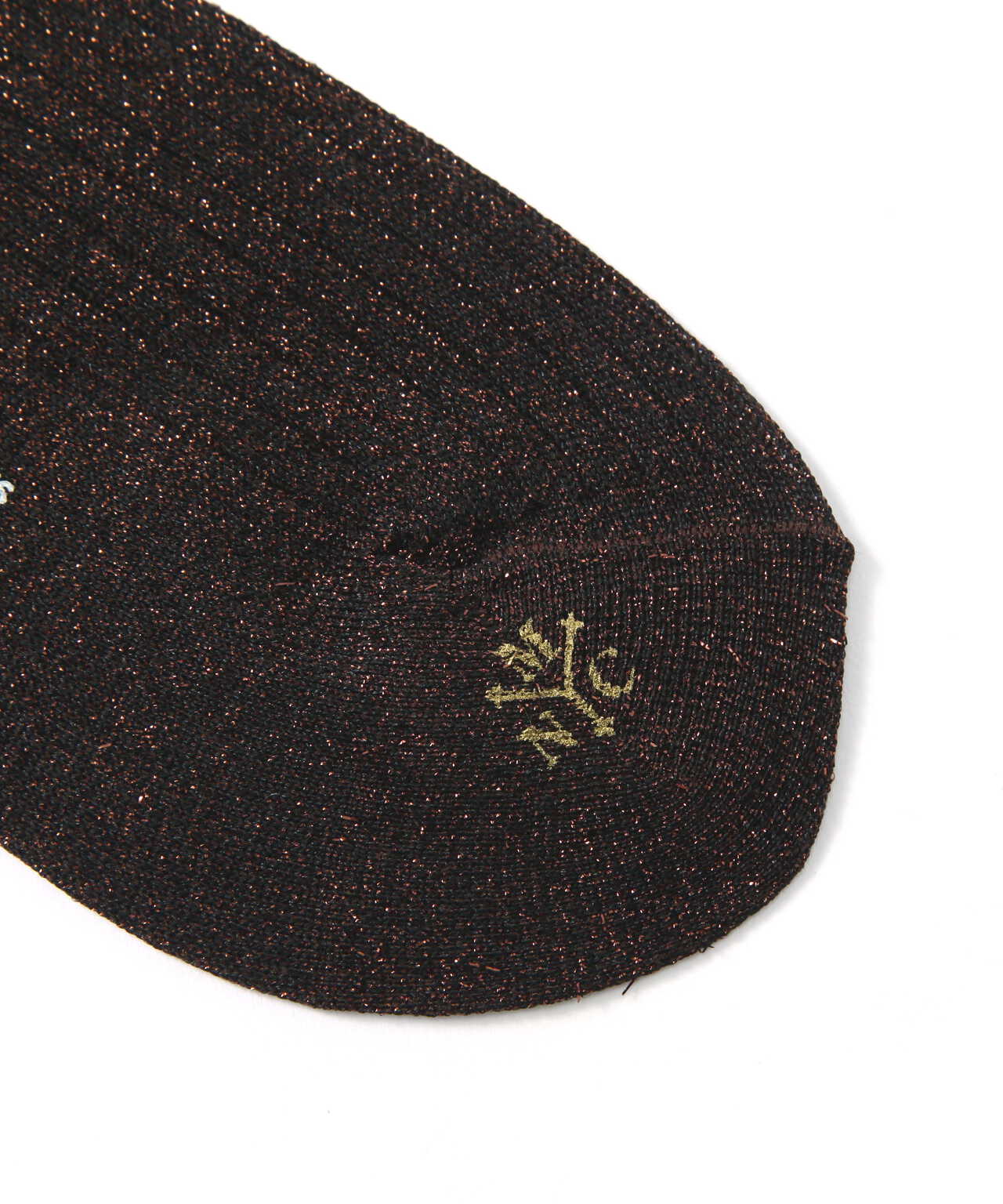 MARCOMONDE（マルコモンド）glitter wide rib socks