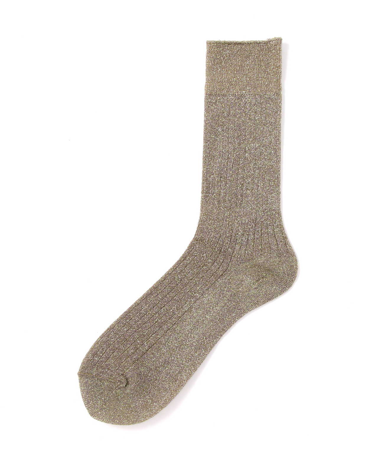 MARCOMONDE（マルコモンド）glitter wide rib socks