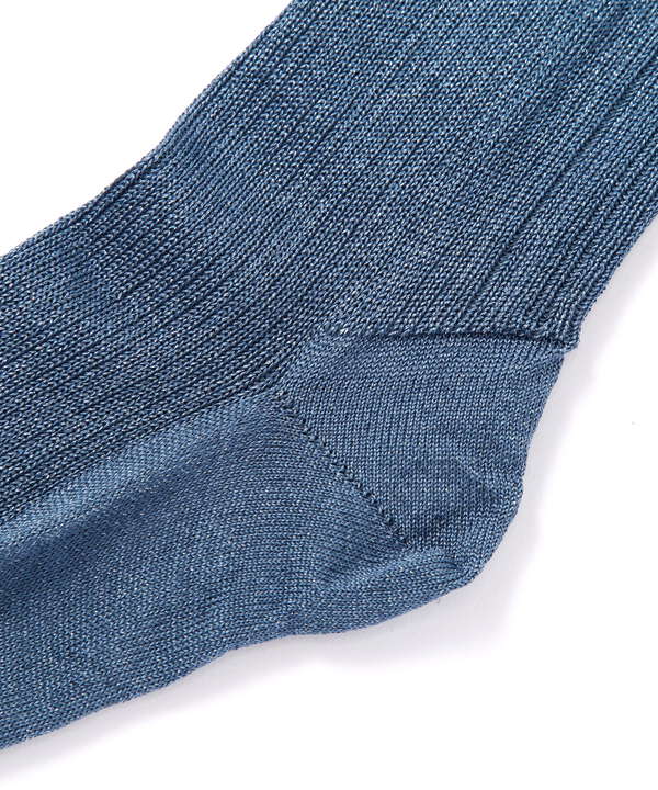 MARCOMONDE（マルコモンド）glitter ribbed tabi socks