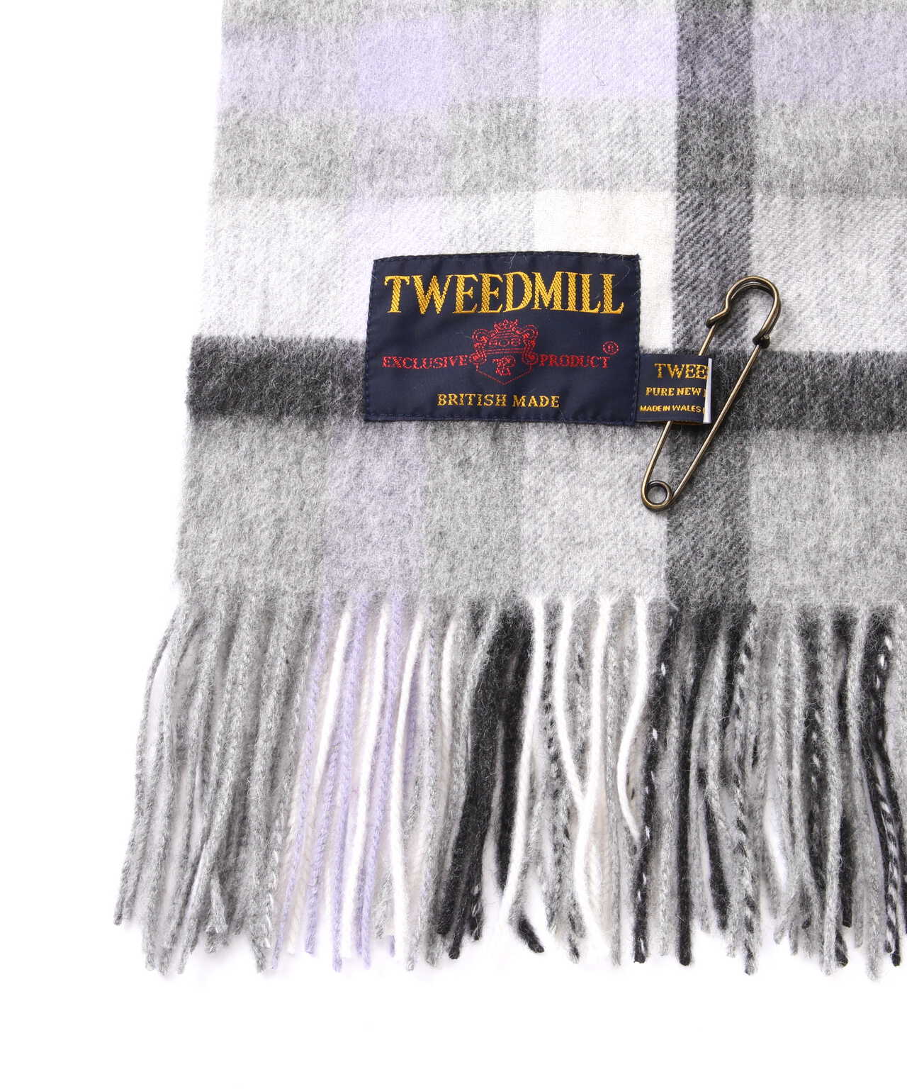 TWEEDMILL ストール チェック ウール MADE IN WALES-