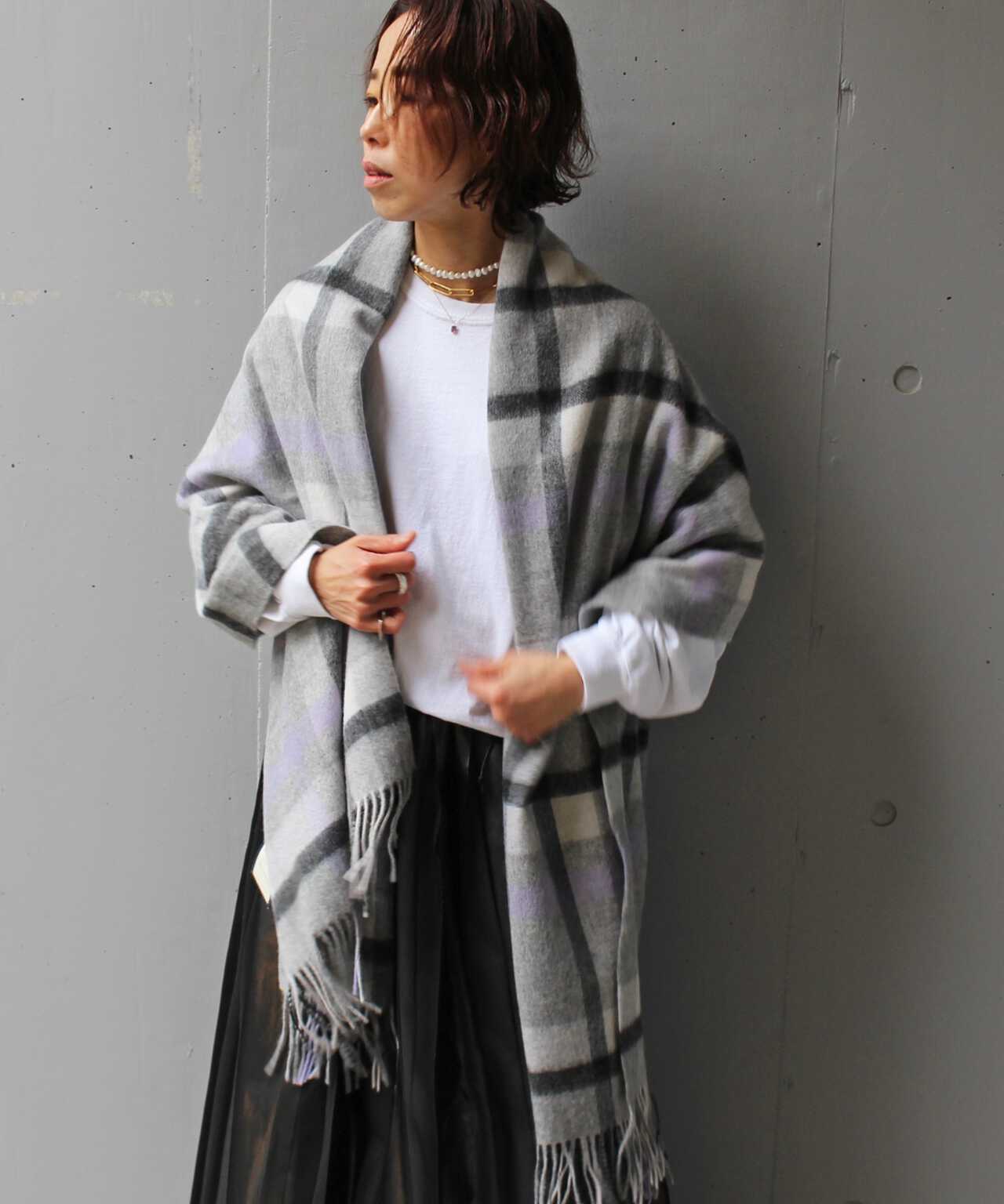 mill OVERSIZED TWEED COAT