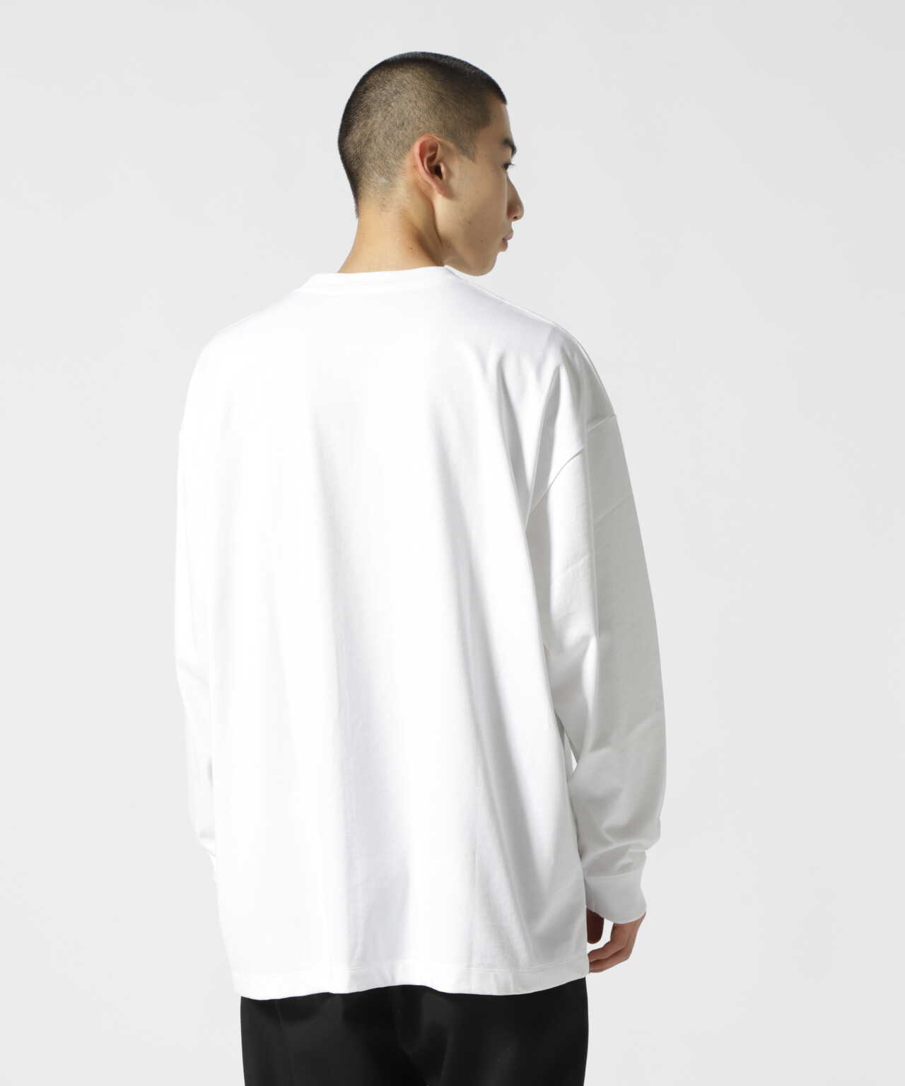 ATON (エイトン)22FW | SUPIMA AIR 12/- | OVERSIZED L/S T-SHIRT | B 