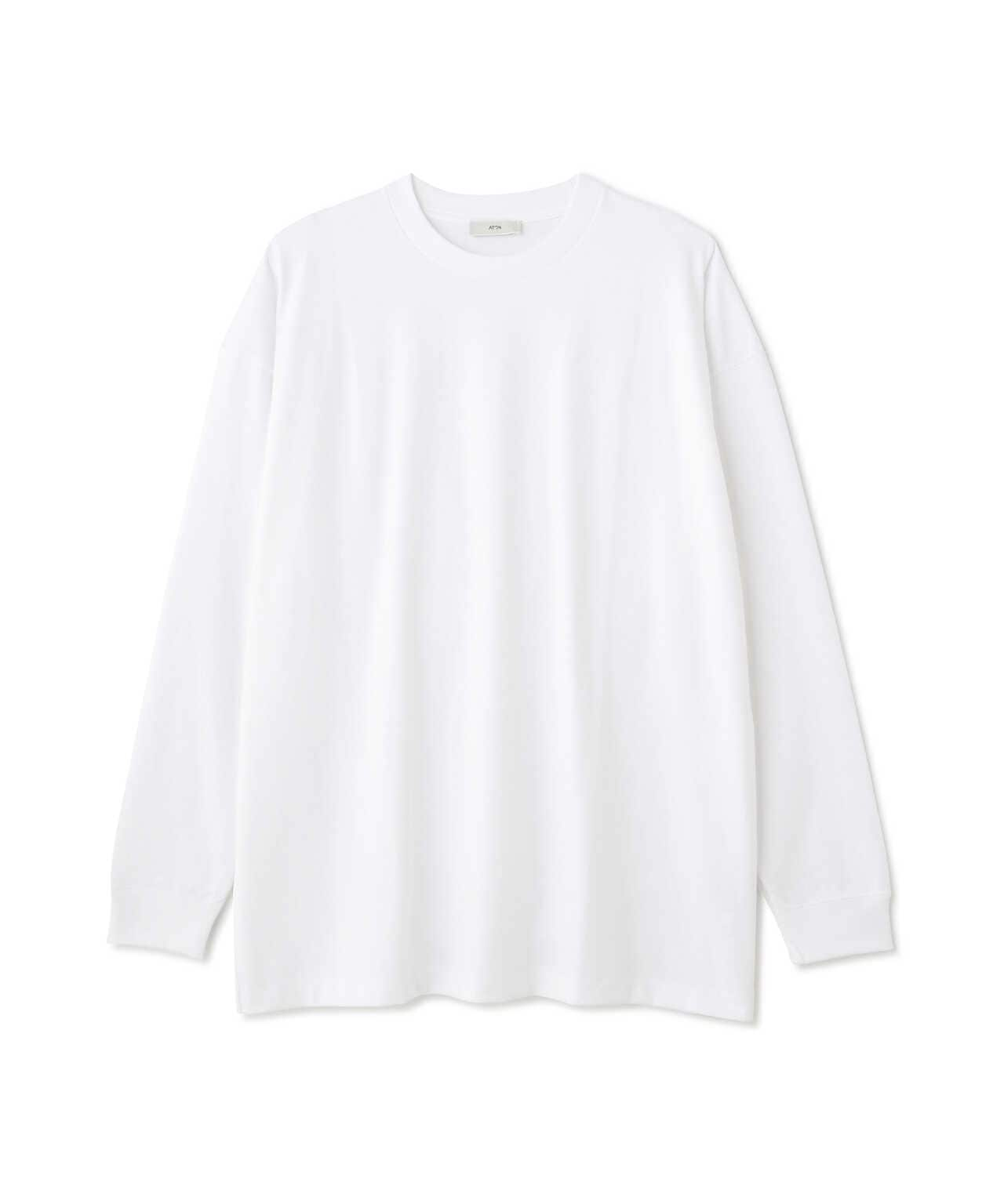 ATON (エイトン)22FW | SUPIMA AIR 12/- | OVERSIZED L/S T-SHIRT | B