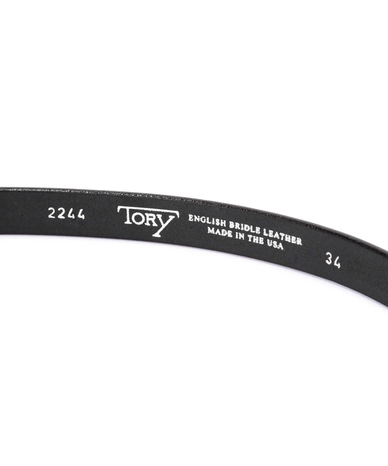 TORY LEATHER(トリーレザー) 3/4 inch 3-Piece Silver Buckle Set Belt 