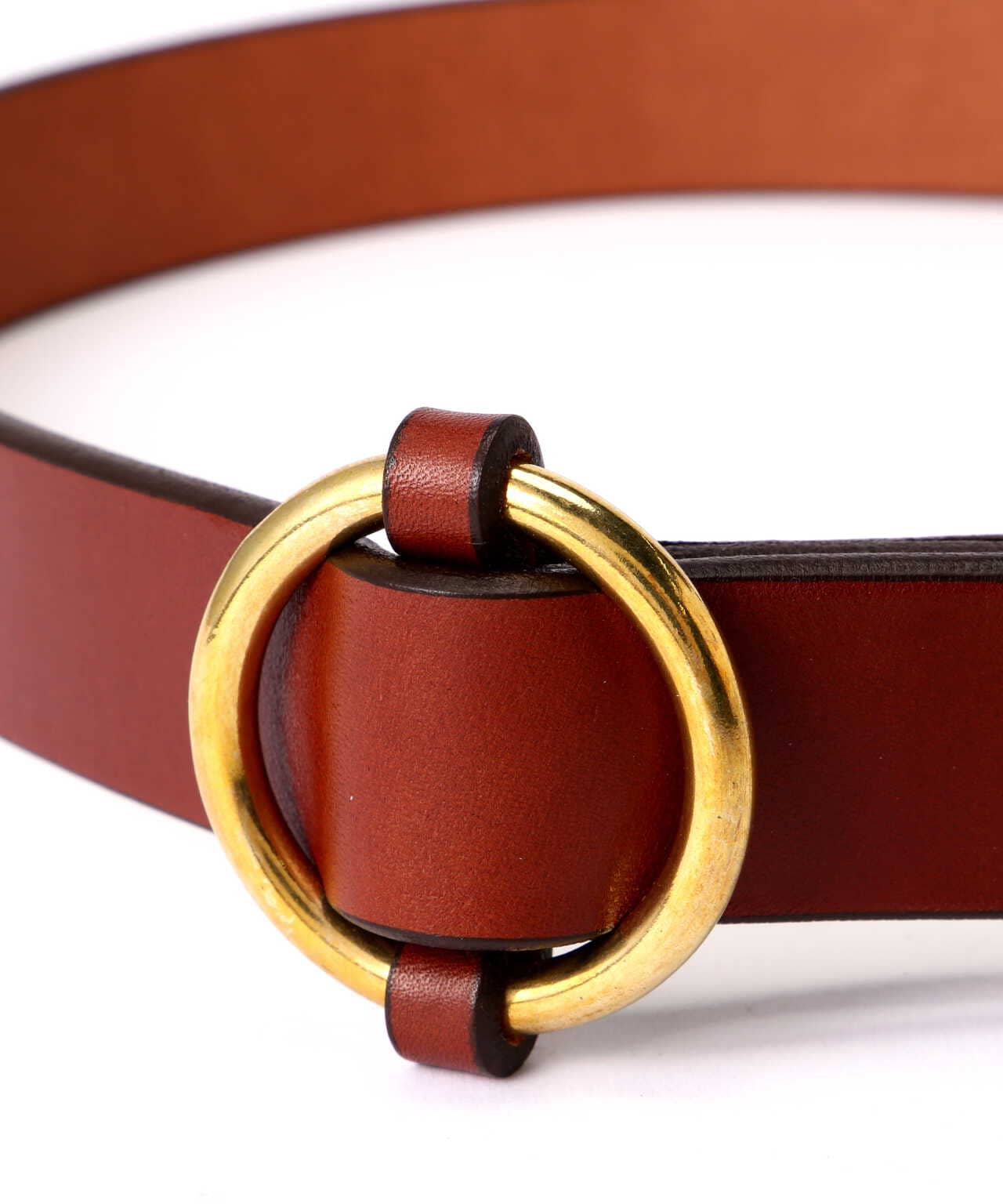 TORY LEATHER/トリーレザー】Strap Belts with Ring Buckle リング 
