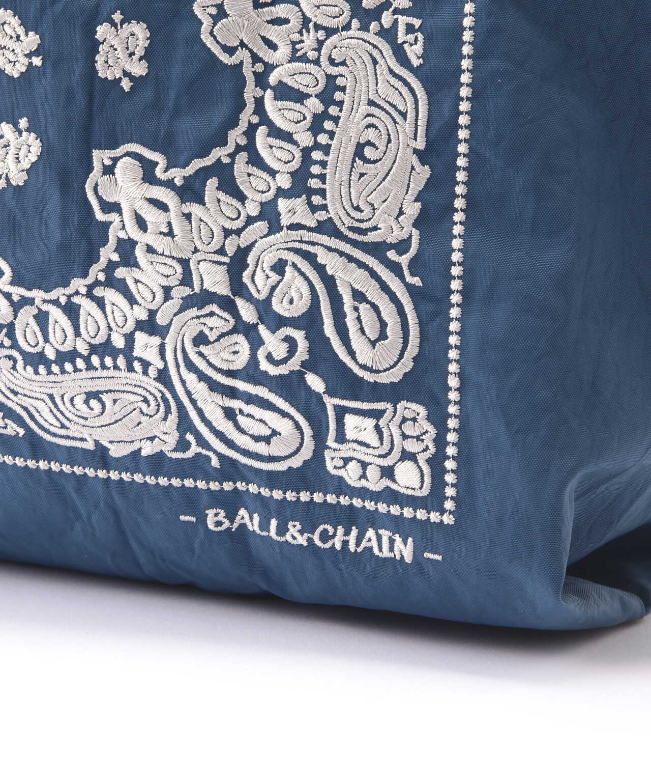 Ball&Chain(ボールアンドチェーン) BANDANA/M 刺繍ショッピングバッグ 