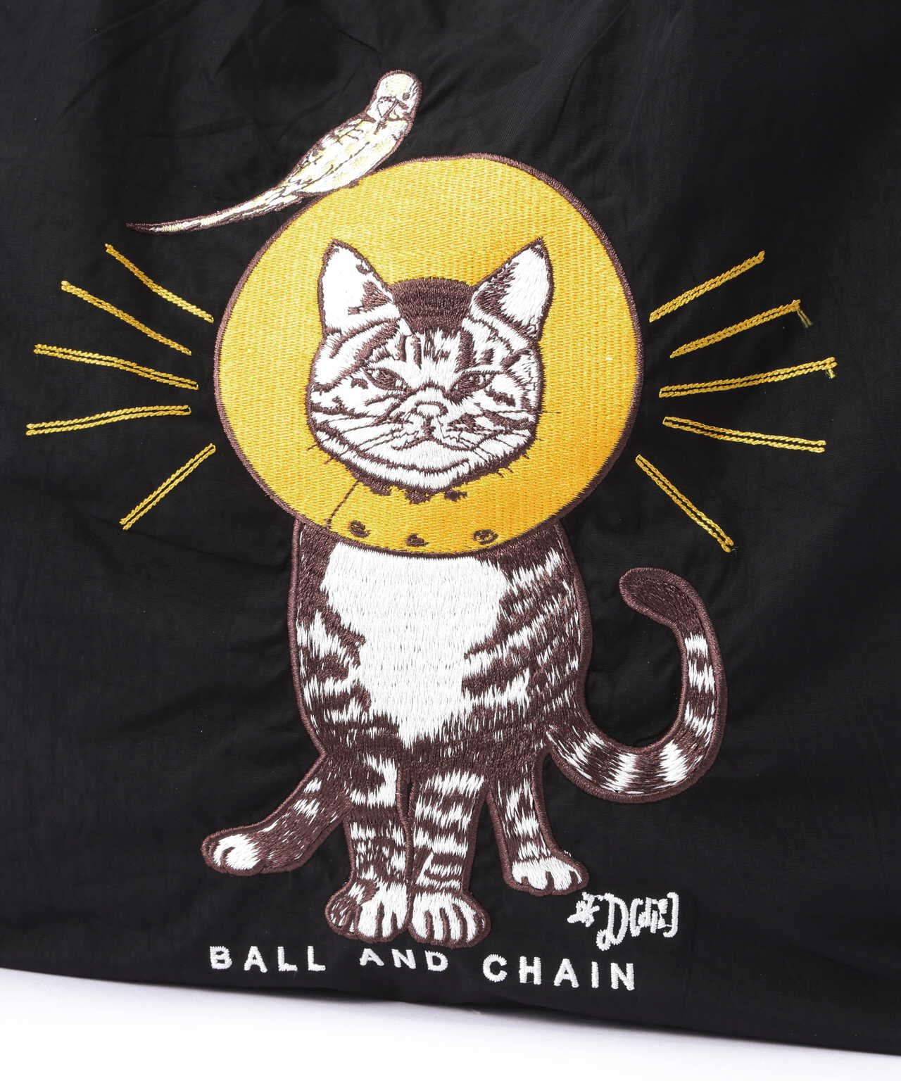 Ball&Chain(ボールアンドチェーン) D.CAT/M 刺繍ショッピングバッグ