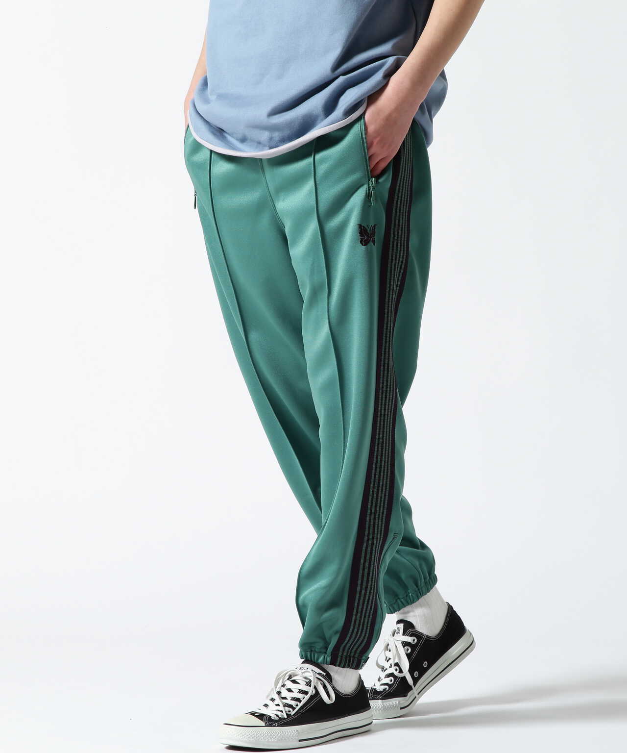 needles  Zipped Track Pant - Poly Smooth